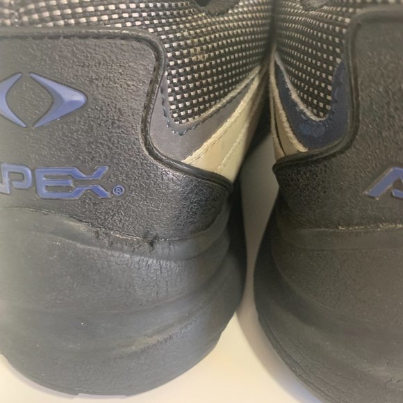 Apex Sierra Trail Runner Lace Up V753 Active Sneakers in Gray and Blue S… - Picture 4 of 8